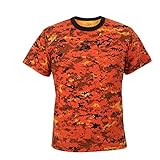 Rothco T-Shirt, Digital Orange Camo, 3X