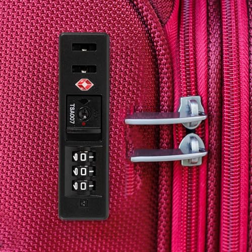 iplusmile Portable TSA Customs Code Lock - 3 Digits Self-Setting Combination Zipper Security Lock for Travel Luggage Essentials - Flush Mount for ABS/PC Hard Case3