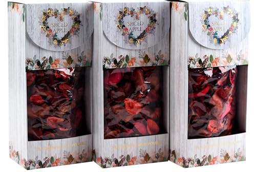 SiL Interiors Christmas Pot Pourri In Gift boxes - Spiced Apple Fragrance - Set of 3