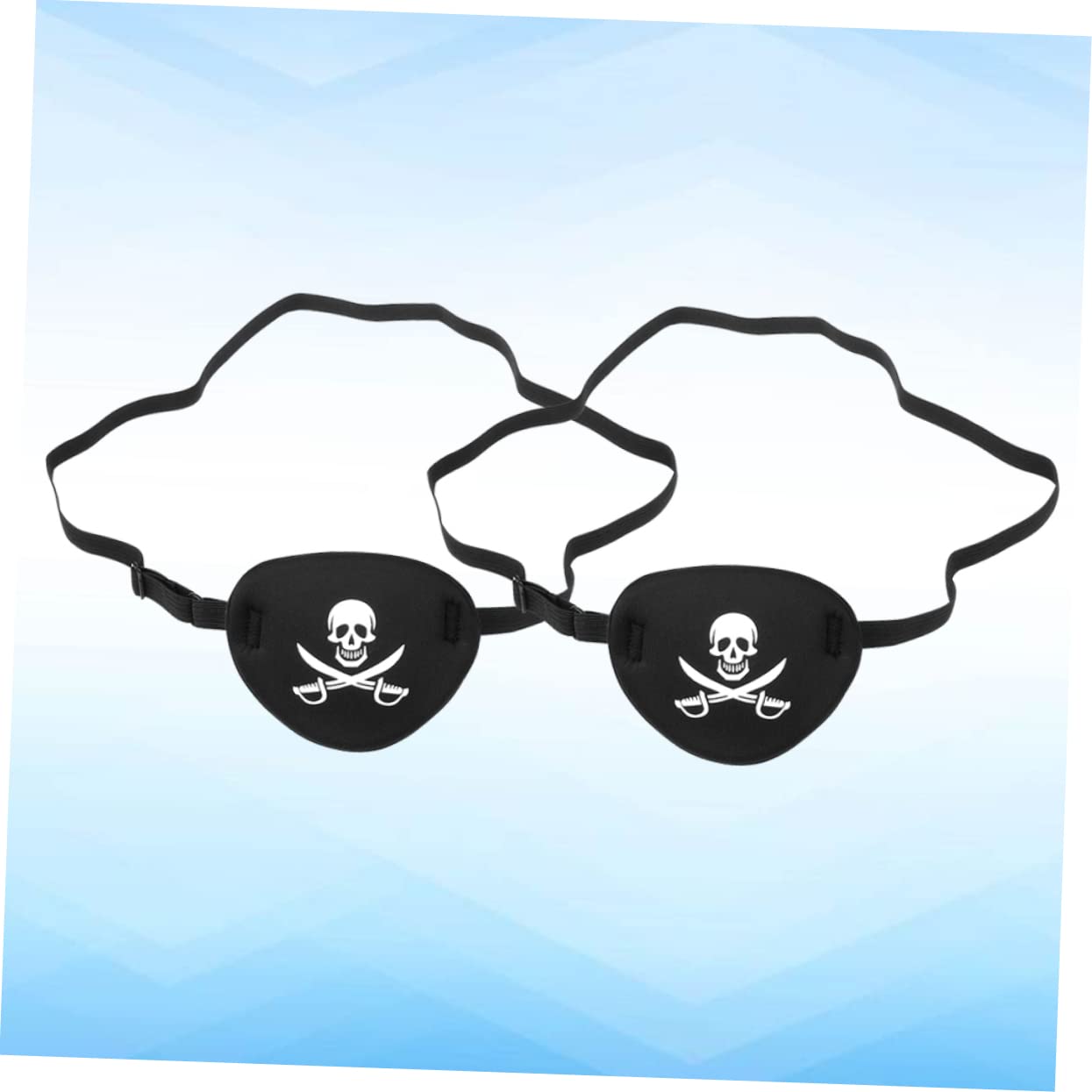 Toyvian 12 Stk Faule Augenklappe Piraten-augenmaske Strabismus-augenklappe Kapitän Augenmasken Halloween-piratenkostüm Einzelne Augenklappe Eine Augenklappe Patch Gemütlich 3d