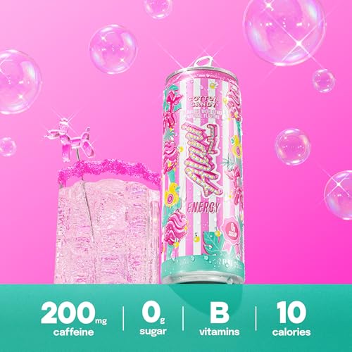 Alani Nu Cotton Candy Sugar Free Energy Drink (Pack of 12) - image 5