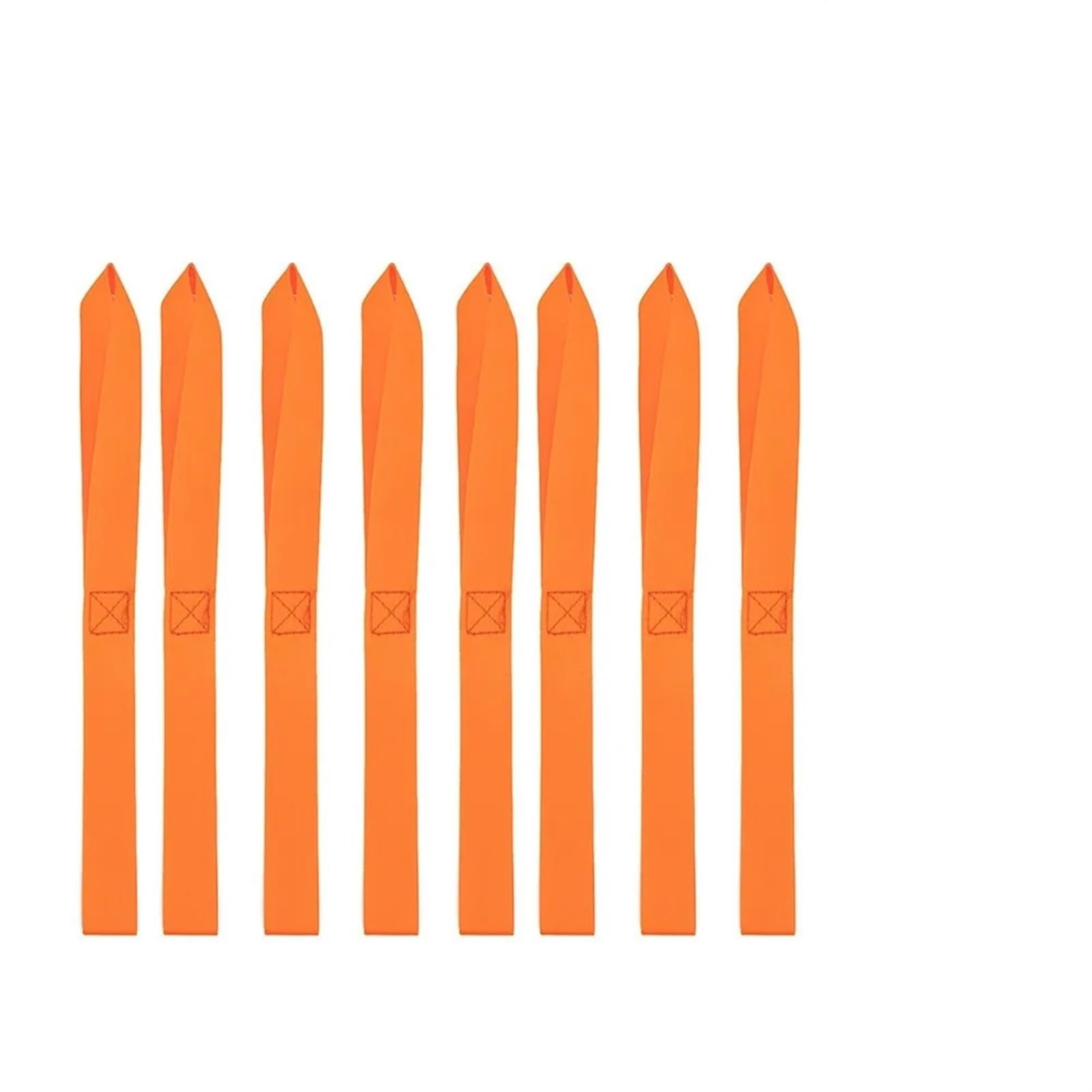 Correas de Trinquete Resistentes 8 Uds Correas de Amarre de Bucle Suave trinquete Remolque Carga ATV Motocicleta Motocross Motobike 46x2,5x0,2 cm Correas de Amarre de poliéster(Orange)