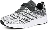 Eagsouni Turnschuhe Jungen Mädchen Freizeitschuhe Outdoor Sportschuhe Laufschuhe Low-Top Atmungsaktiv Sneaker Hallenschuhe Kinder, Farbe 6, 31 EU