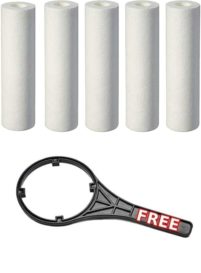 MG WATER SOLUTION® PP Water Spun Filter Sediment Solid Cartridge 5 Micron Candle for All RO Water Purifier-picture-11