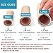 DYKOOK Cuttable Toe Tubes Sleeves 5 Pack, Made of Elastic Fabric Lined with Silicone Gel. Toes Sleeve Protectors Relief Toe Pressure Pain, Corn and Calluses Remover