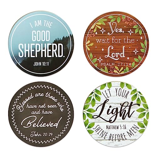 Imanes decorativos para refrigerador Juvale con versículos bíblicos pack 12 miniatura 6