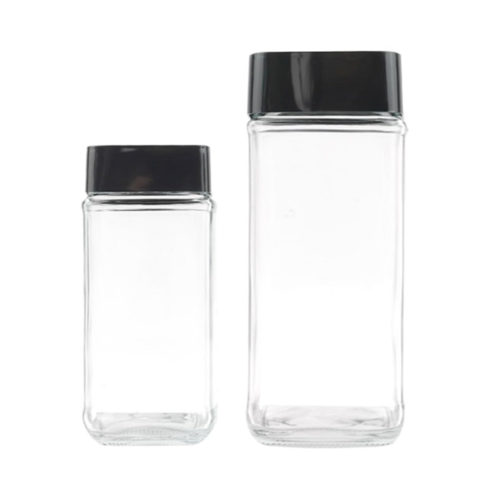 Vorratsgläser - Küche Luftdicht 2 Pcs Glas Lagerung Gläser Lebensmittel Kanister Mit Schraube Deckel For Hause Vorratsdosen