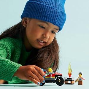 Amazon.co.jp - レゴ® シティ 消防レスキューバイク 60410