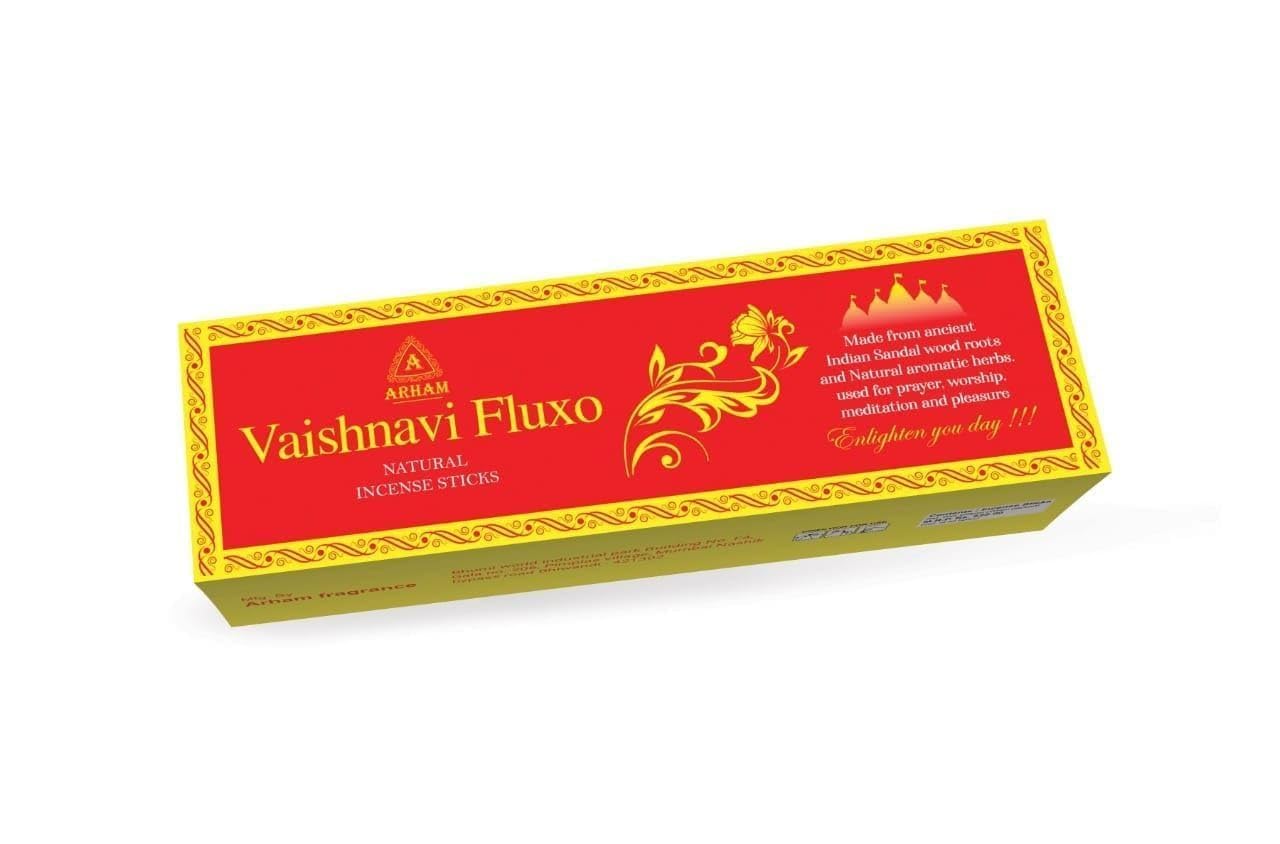 Arham Fragrance Vaishnavi fluxo (Flora Agarbatti) Masala Incense Sticks Pack of 120 Sticks, 250 GMS.