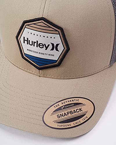 Image of Hurley Men's Caps - Fairway Trucker Mesh Baseball Cap - Snap Back Hats for Men