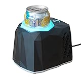 THANKO ペルチェドリンククーラー コールドマウンテン CHBS25SBK ブラック 缶クーラー -23℃ キンキン 強力冷却 PD対応 静音設計 LEDライト