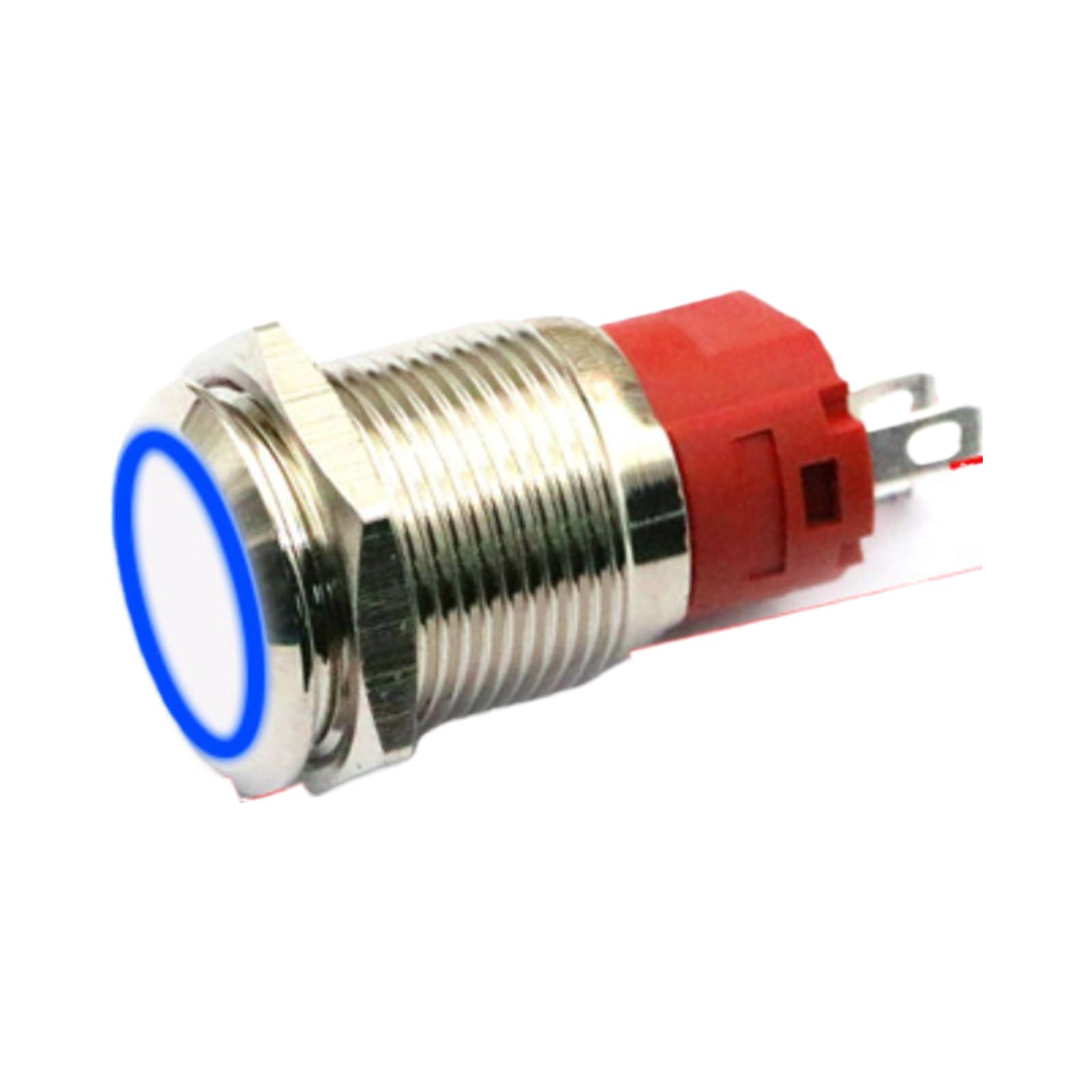 Interrupteur bouton-poussoir lumineux 19mm pour réparer vos pannes de contacteur 5A