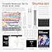 Shuttle Art Watercolor Paint Set, 128 Vibrant Colors with Metallic Shades, Travel Water Color Set with Watercolor Brushes, Palette, Watercolor Sketchbook and Coloring Sheets for Adults, Kids, Artists