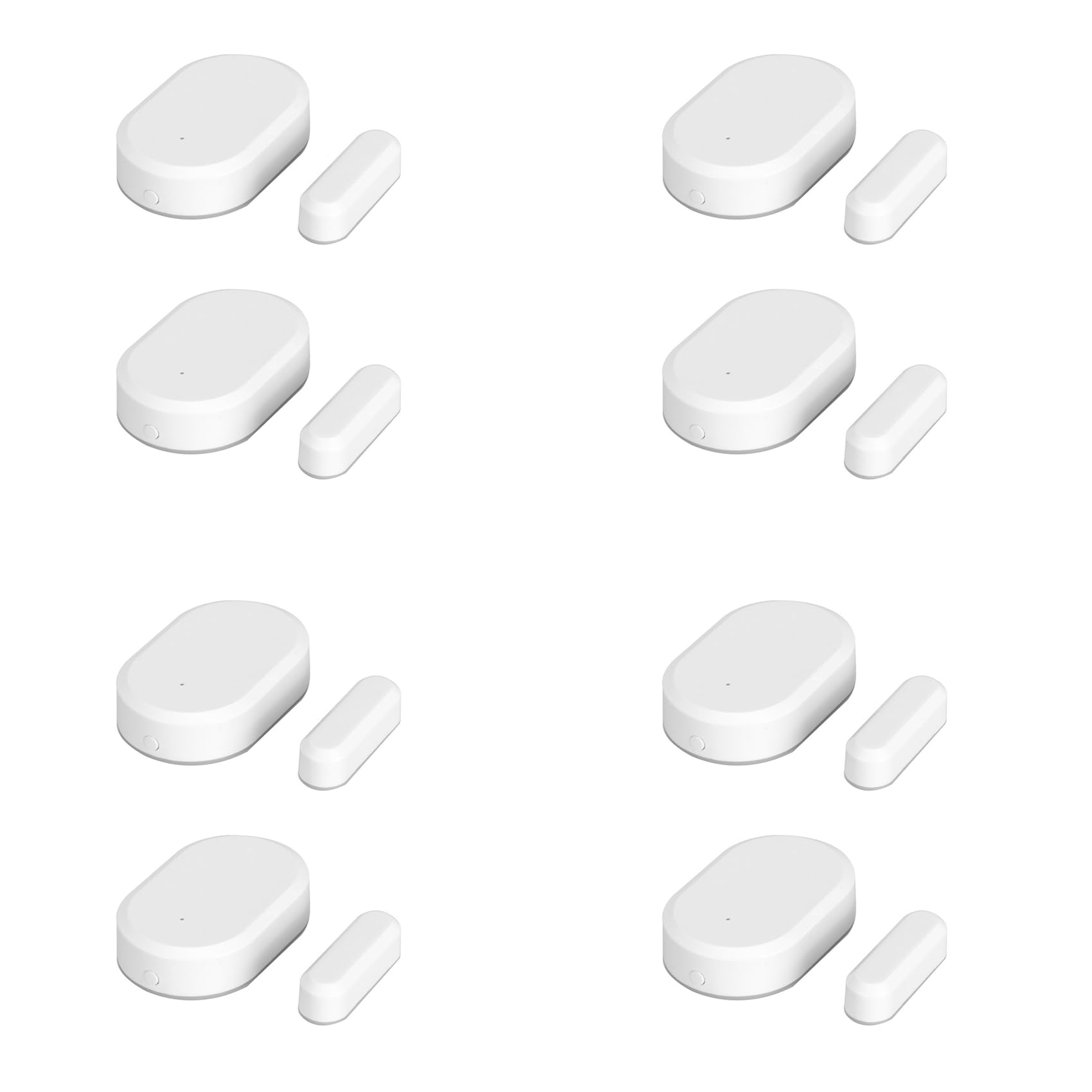 Tuya Zigbee 3.0 Smart Detektoren Tür Sensor Smart Life Hause (8 STÜCK)