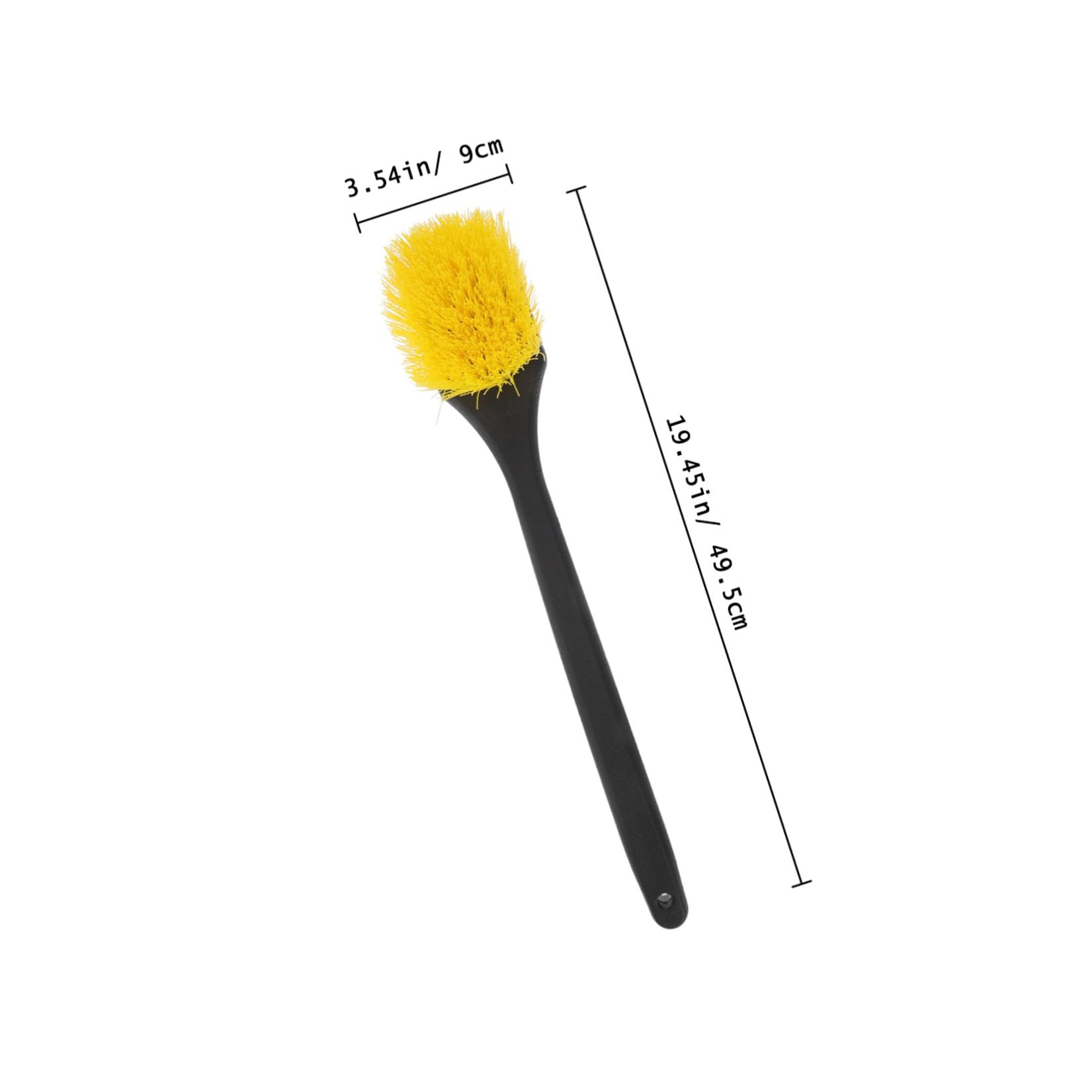 Cabilock 4 Pezzi Spazzola per Pneumatici Auto Manico, Setole Rigide | Pulizia Cerchi e Gomme, Impugnatura Ergonomica, Plastica Resistente, per Lavaggio Auto e Detailing