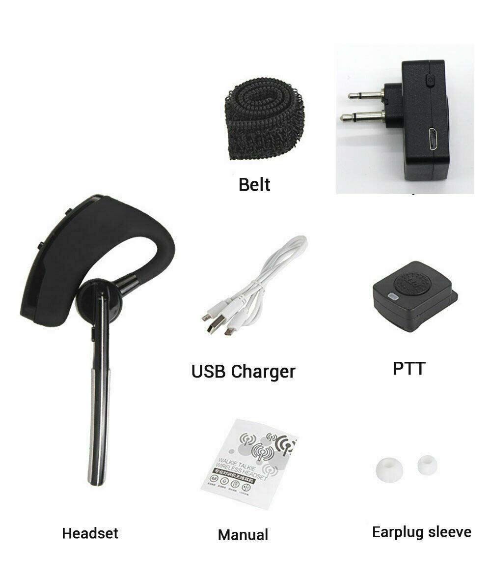 Amazon.com: Bluetooth Wireless Adaptor +PTT Headset Compatible