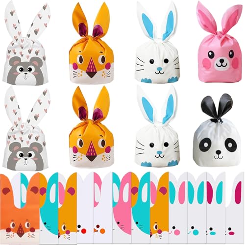 Tangger 50PCS bolsas regalo cumpleaños infantil bolsas cumpleaños Bolsitas Para Chuches bolsas chuches cumpleaños Bolsas de Regalo Bolsa de Dulces de Animales Set