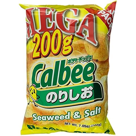 Calbee Mega Potato Chips, Seaweed & Salt, 7 oz Cover