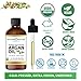 Premium USDA Certified Organic Moroccan Argan Oil – Vegan Beauty & Healthy Skin, Hair & Nails – Cold Pressed Unrefined Pure Argan Oil Hydrates and Rejuvenates – Non-Greasy, Hexane Free, Non-GMO (8oz)
