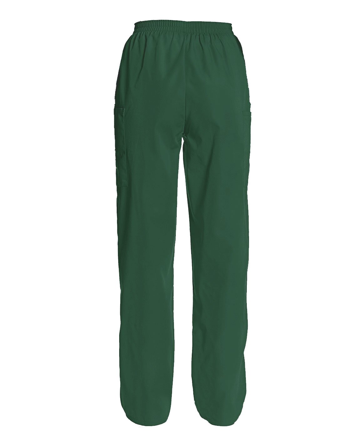 Women's Scrub Pants Full Elastic Waist Cargo Scrubs Pant Hunter Green