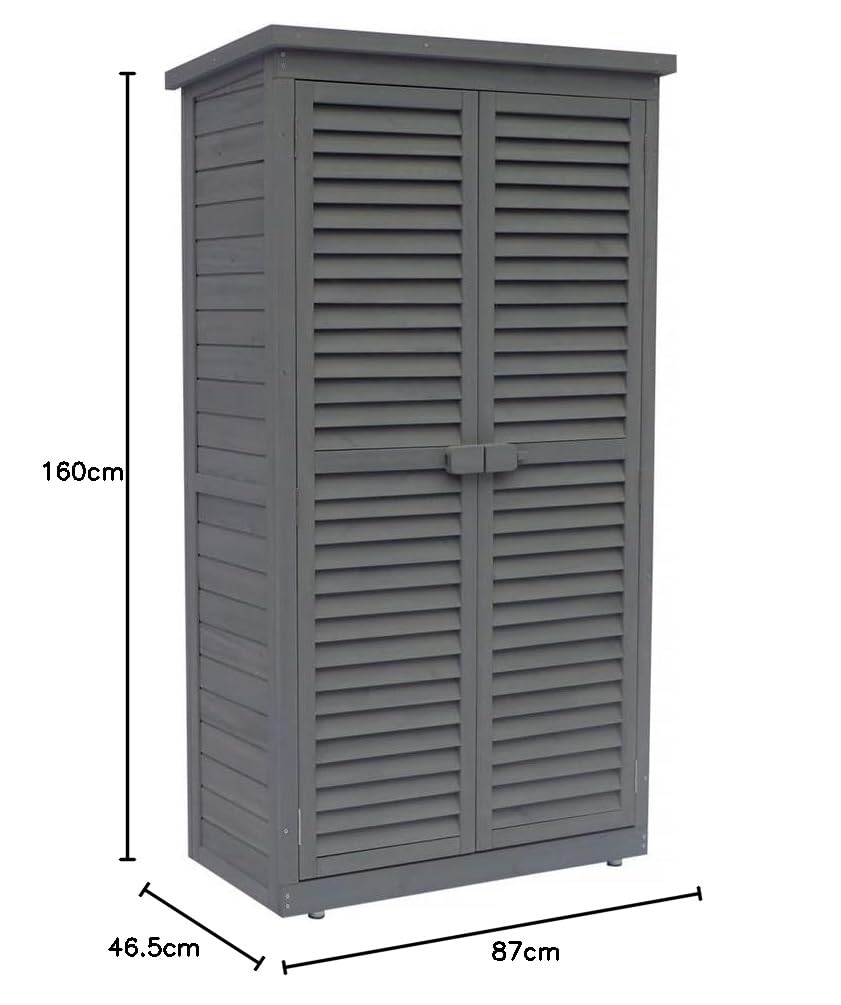 Armoire de Jardin Space - 87 x 46.5 x 160 cm - Anthracite