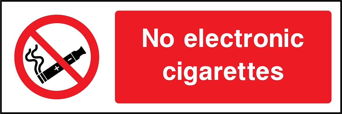 Panneau no electronic cigarettes haute visibilité résistant aux UV - 2