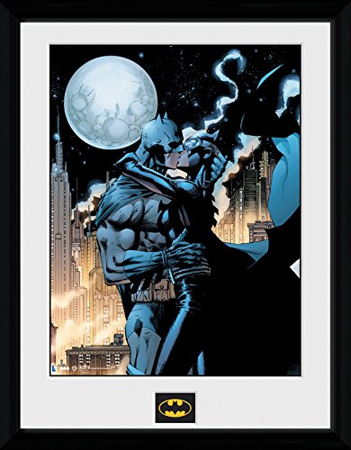 GB Eye LTD, Batman Comic, Moonlit Kiss, Photographie encadrée 30 x 40 cm