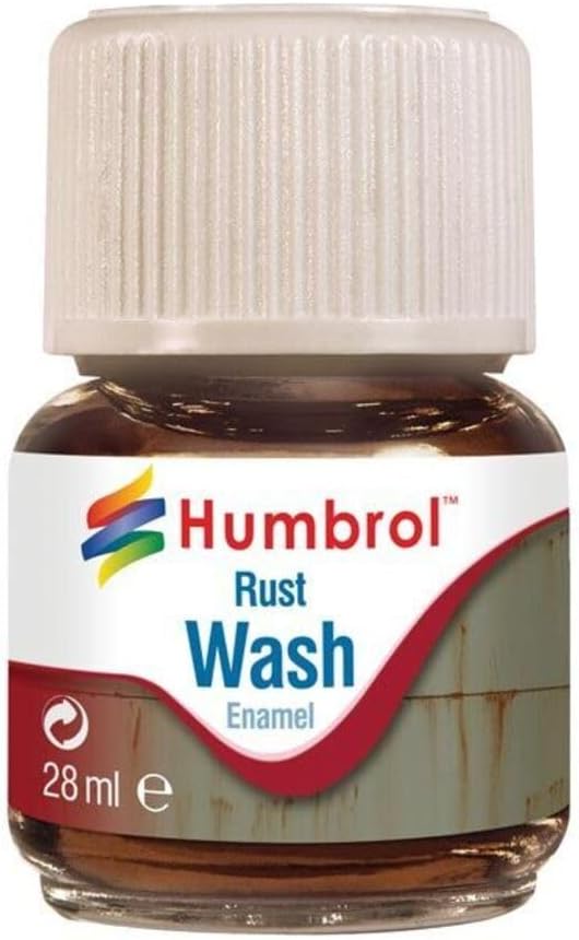 Humbrol AV0210 Enamel Wash modellers washes effect Rust 28ml