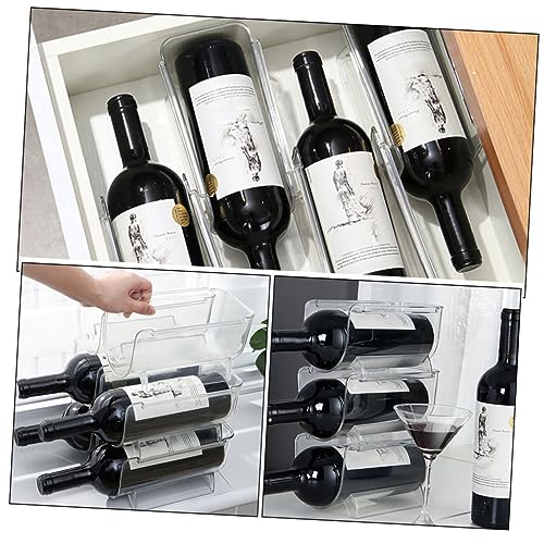 Soporte apilable para botellas de vino transparente COLLBATH miniatura 7