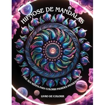 Capa do livro Hipnose de Mandalas: Fixe sua Retina para Colorir Padrões Inesquecíveis (Portuguese Edition)