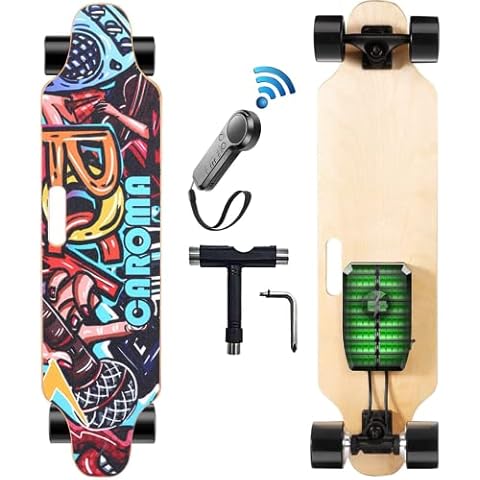 Caroma 90cm Skateboard Elektrisches, Elektrisches Longboard Cover