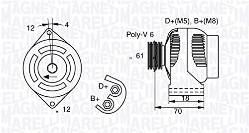 Magneti Marelli 063377005010 - Alternatore