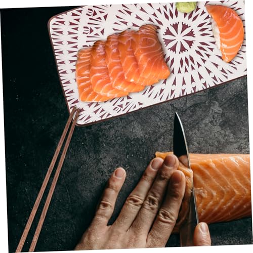 Set de 2 platos japoneses cerámicos estilo sushi miniatura 7