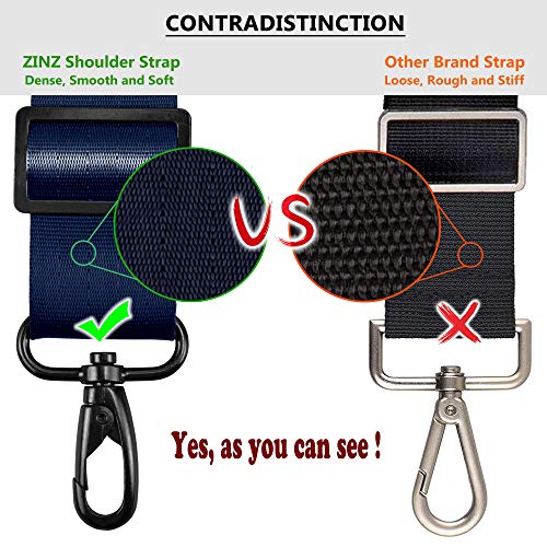 Image of ZINZ 57 inch Adjustable Bag Straps Replacement with Thick Fixed Pad