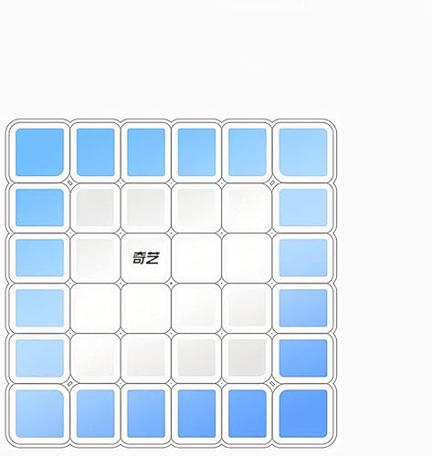 Miniatura 7 de LiangCuber QY Qifan S - Cubo de velocidad de 6 x 6 pulgadas, sin adhesivo, QiFan S2, cubo mágico de 6 x 6 pulgadas, cubo de rompecabezas