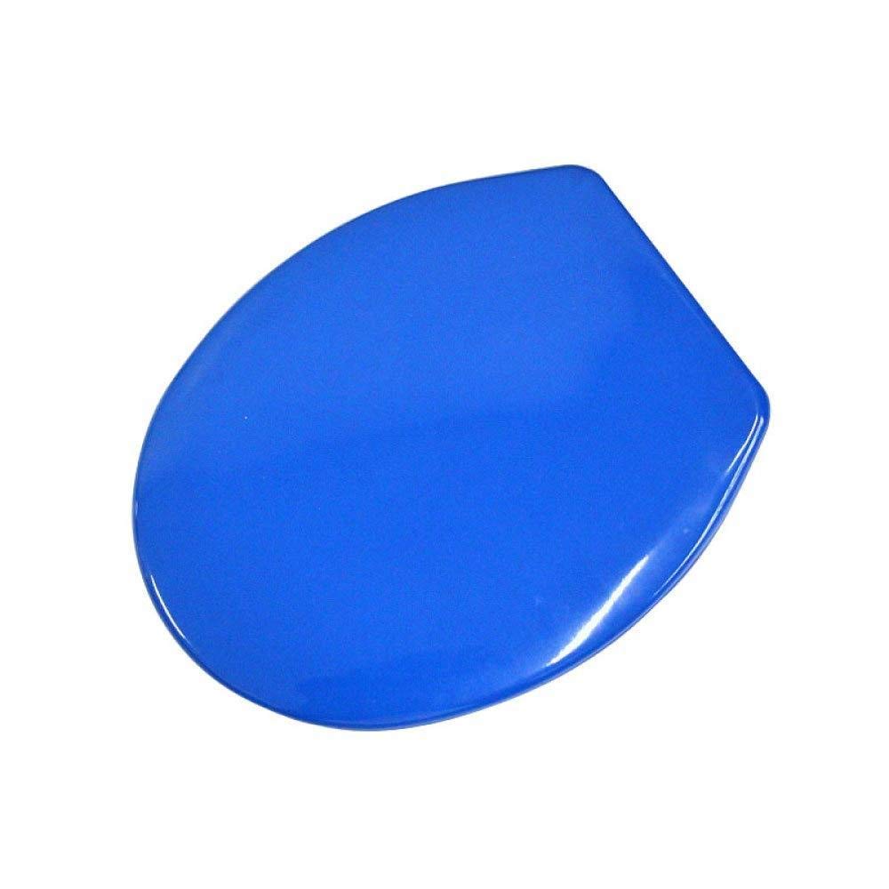 Nviusdsj Blu Toilet Seats, Toilet Seat Big-Slow Down Ultra Resistant Lid For O/V/U Shape Compatible(Blu)