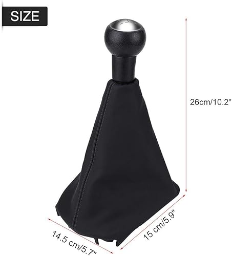 Miniatura 2 de Cabezal de palanca de cambios de coche de 5 velocidades, pomo de palanca de cambios para Peugeot 307 308 607 608 Citroen C3 C5 Gear Stick Boot