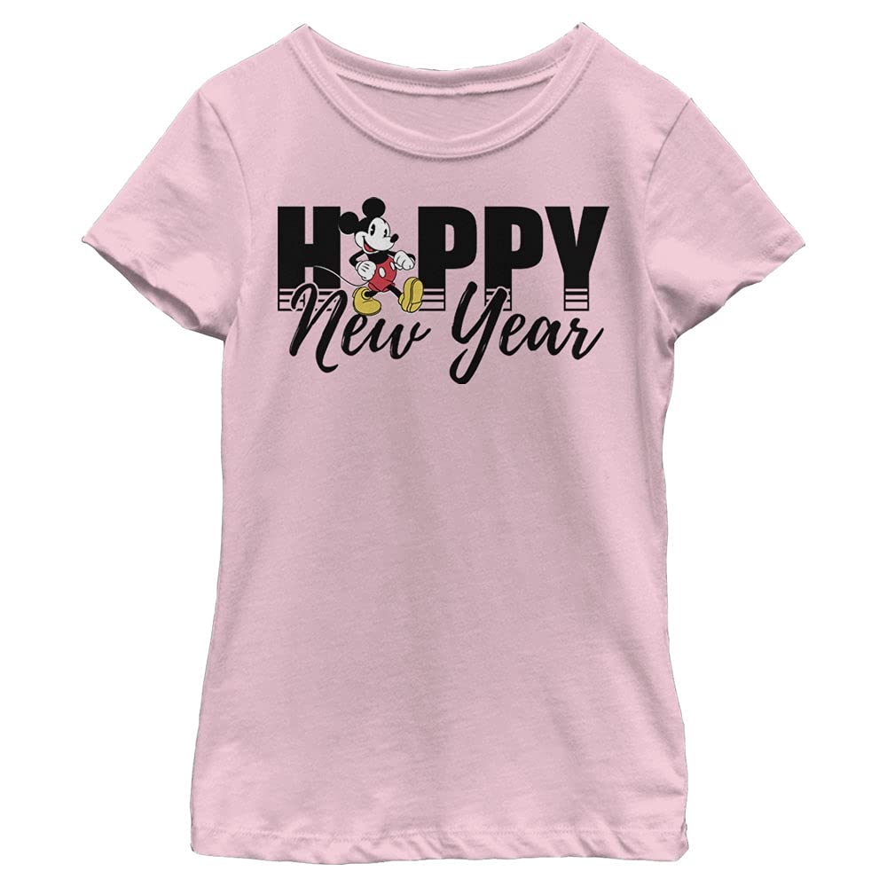 Disney Topolino Classic - Maglietta New Year Maglietta Bambine e Ragazze