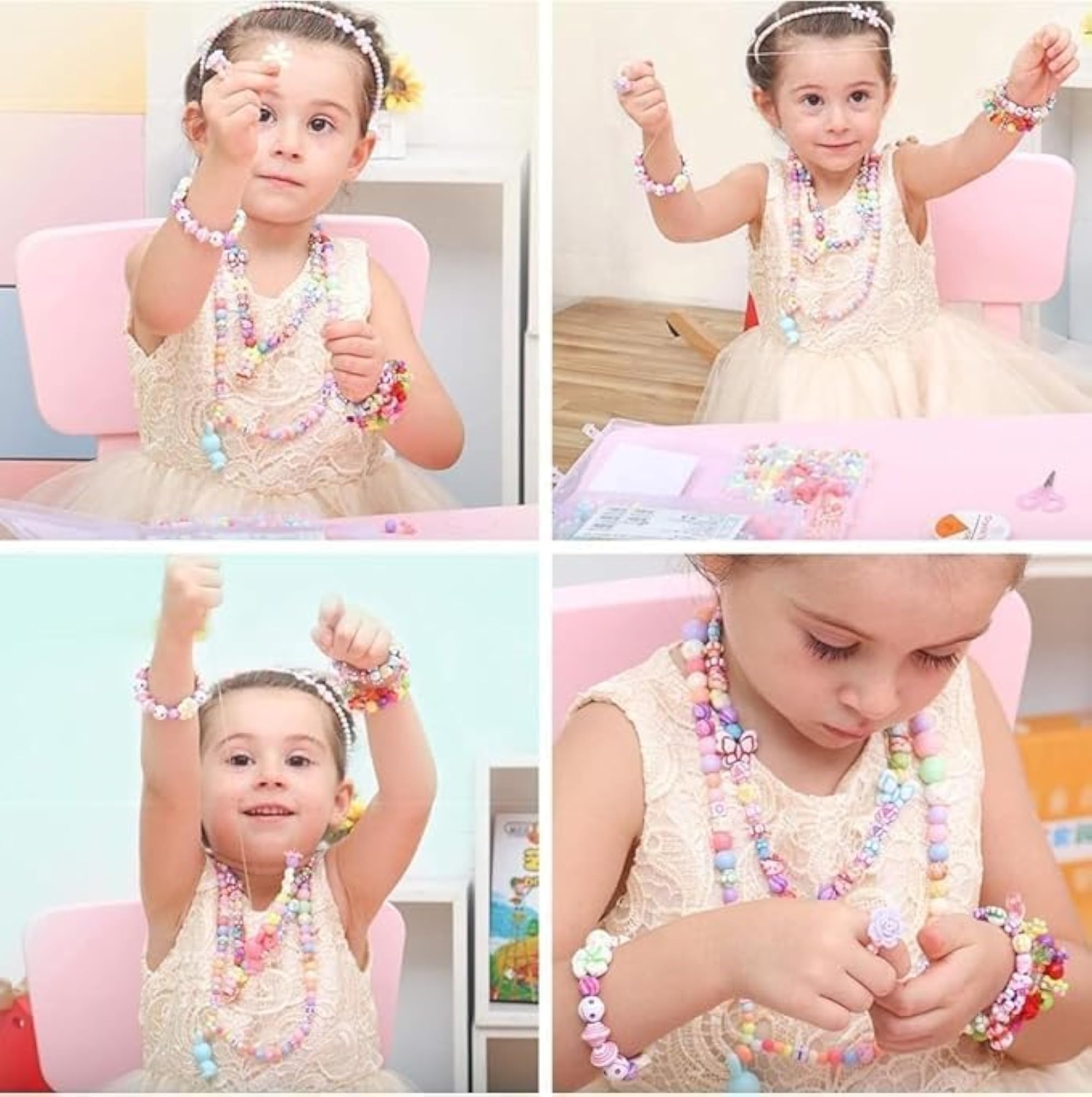 Bracelet Making Kit for DIY Bracelets, Necklaces, and Rings