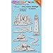 STAMPENDOUS CRS5098 Rubber Stamp Set, Build a Lighthouse W/Template Stamp Set Build Lighthouse W/Template