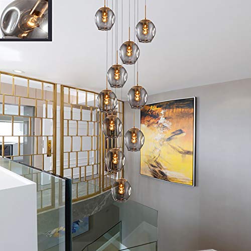 E27 (In Vi Edei) Scala Lampadario Lampadario Lungo...