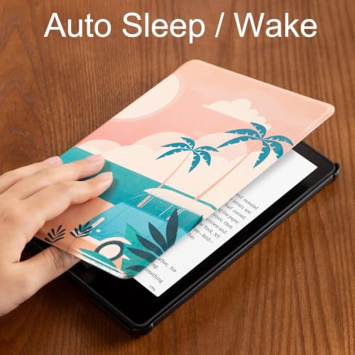 Image of CoBak Case for 7 inch E-Readers - All New PU Leather Cover with Auto Sleep Wake Feature for E-Readers 2024 Released