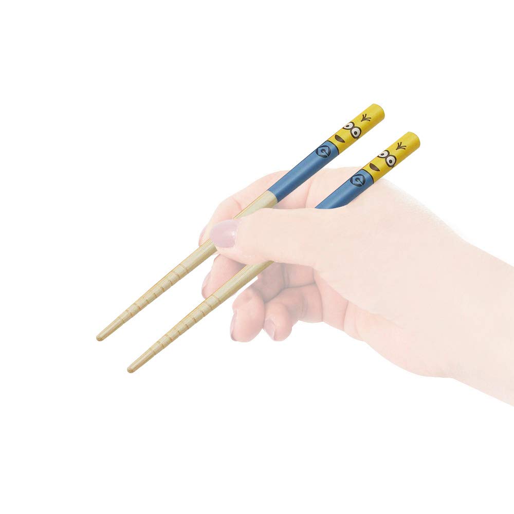 Skater ANT2T-A Bamboo Chopsticks, 3 Pairs Set, 6.5 inches (16.5 cm), Minion — Amazon image 5
