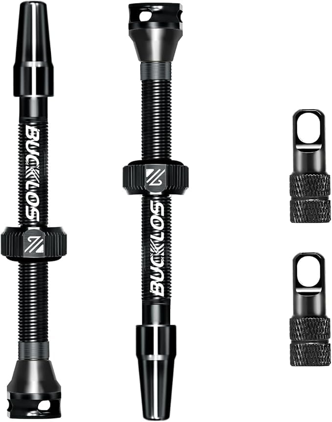 AEYINO Presta Valve Tubeless Stem 44 mm, Valve Stem Kit with Valve Core Removal Tool for Road Bike/Mountain Bike/MTB, Fit Most Bicycle Rims, Super Light Durable Aluminum Stem Colorful