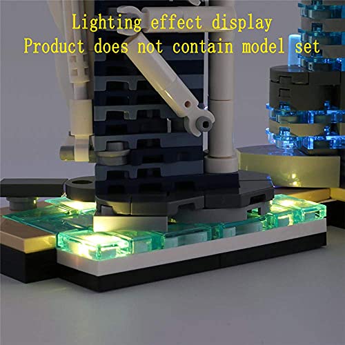 Luces LED para Architecture Dubái compatibles con Lego 21052 kit de iluminación bloques 5