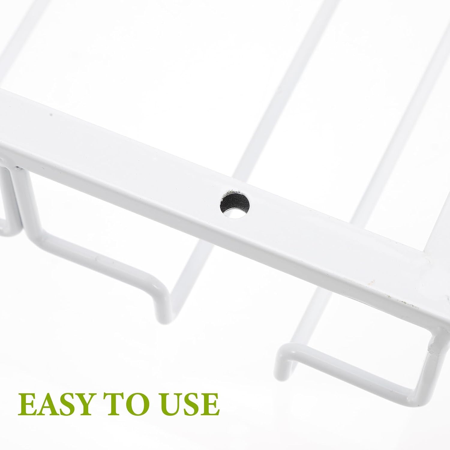 LABRIMP Cabinet Wine Glass Holder Iron Rack for Stemware Storage