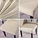 Fuloon 4 Pack Super Fit Stretch Removable Washable Short Dining Chair Protector Cover Seat Slipcover for Hotel, Dining Room, Ceremony, Banquet Wedding Party