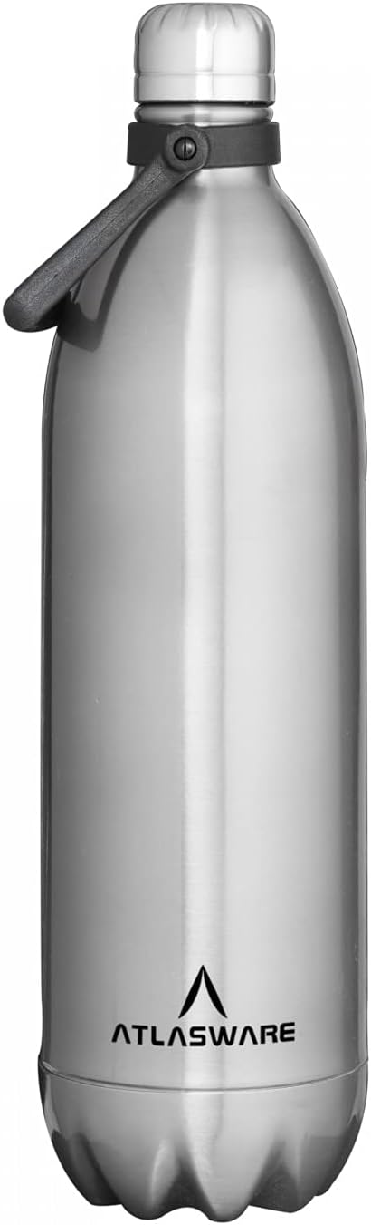 Atlasware Stainless Steel Vacuum Bottle, 1750 ml - Matt