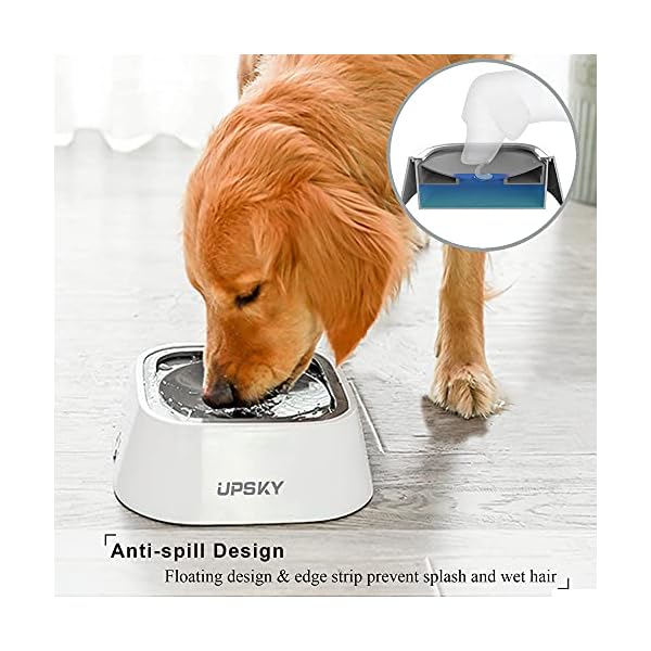UPSKY-Dog-Bowl-Dog-Water-Bowl-No-Spill-Pet-Water-Bowl-No-Drip-Slow-Water-Feeder-Dog-Bowl-No-Slip-Pet-Water-Dispenser-35oz-Slow-Drinking-Bowl-for-Dogs-and-Cats Drinking Bowl for Dogs