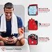 TENS Unit Muscle Stimulator, EMS Massager Machine for Shoulder, Neck, Sciatica and Back Pain Relief, Electronic Pulse Massage Physical Therapy, Red